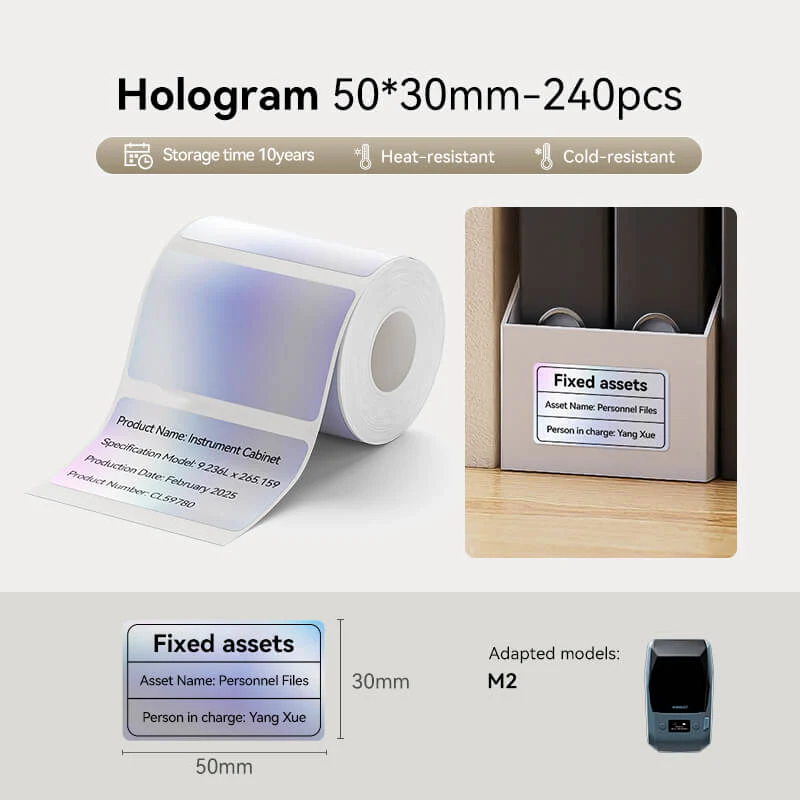 NIIMBOT M3 Inkless Label Maker, Bluetooth Color Thermal Transfer Printer for Shipping - Image 26