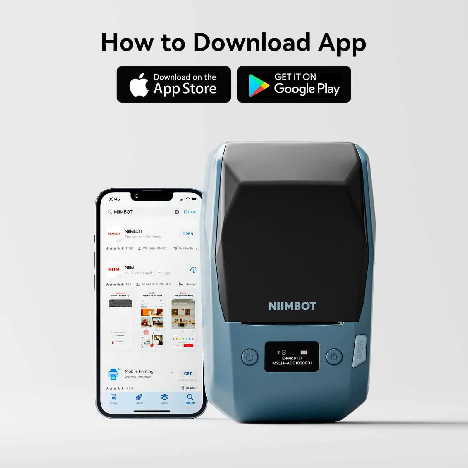 NIIMBOT M2 Thermal Transfer Label Maker, Smart Color Printing with Phones & PC for Office, Lab, Vial Bottle - Image 14