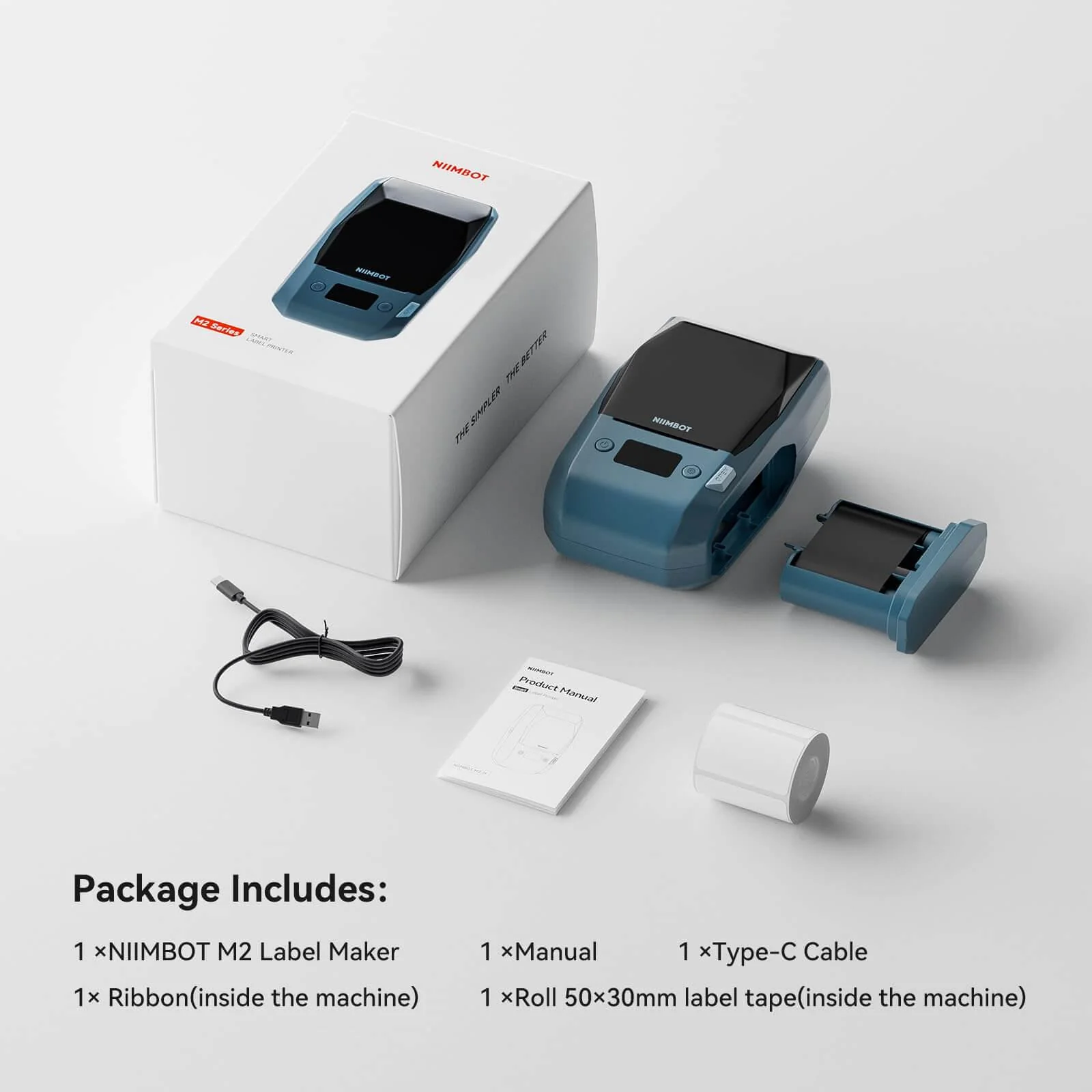 NIIMBOT M2 Thermal Transfer Label Maker, Smart Color Printing with Phones & PC for Office, Lab, Vial Bottle - Image 15