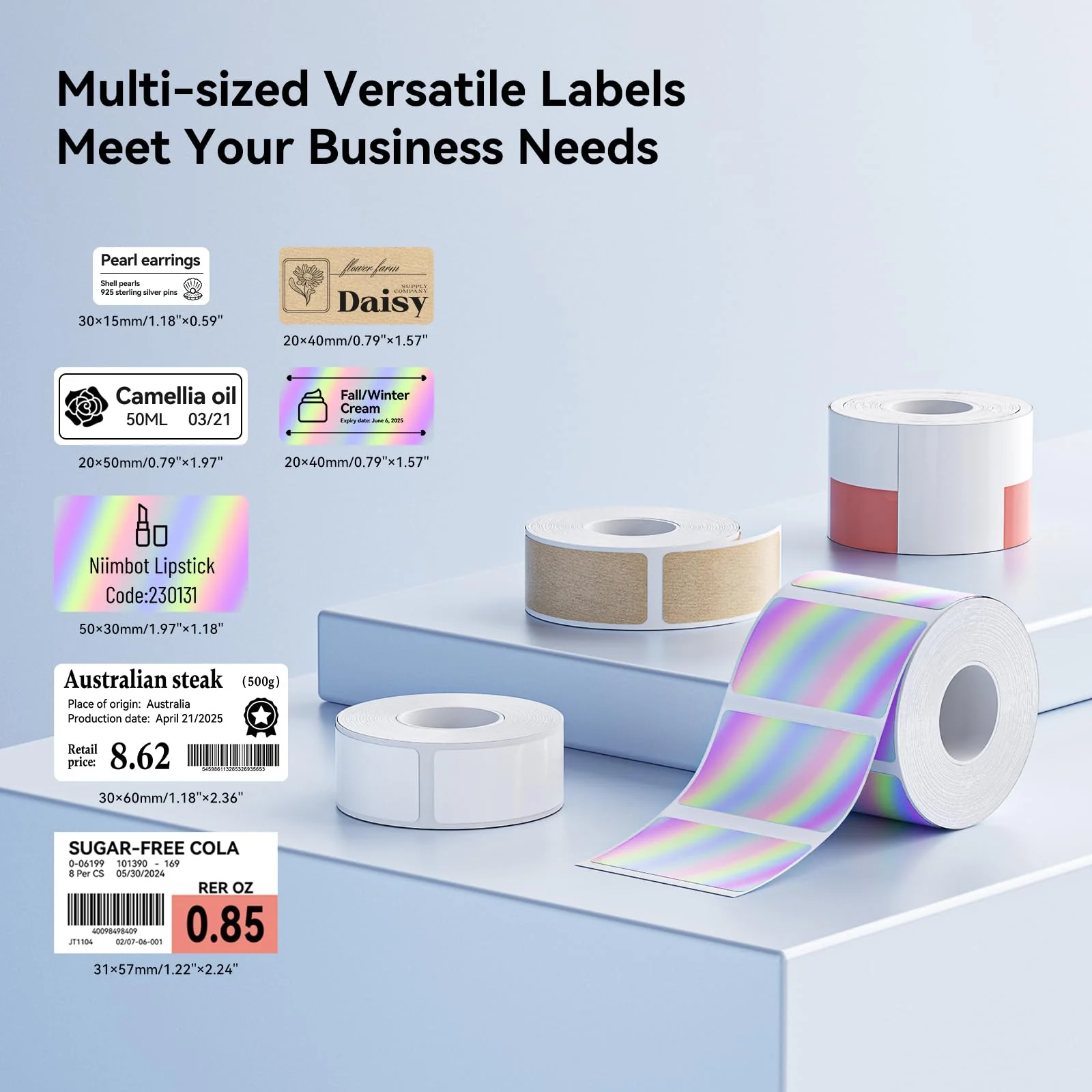 NIIMBOT M2 Thermal Transfer Label Maker, Smart Color Printing with Phones & PC for Office, Lab, Vial Bottle - Image 6