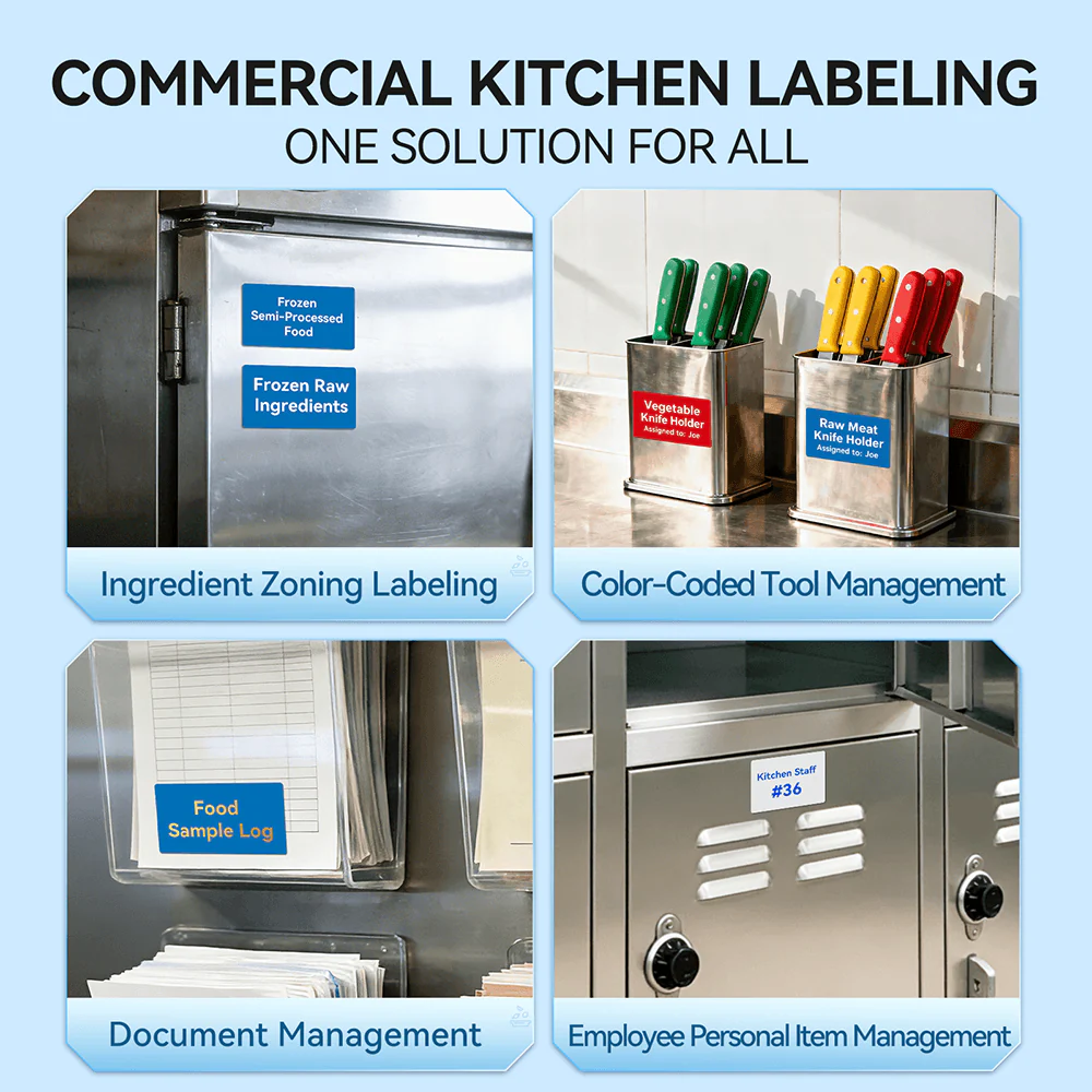 NIIMBOT M2 2-Inch Kitchen Label Maker for Food Prep, Storage & Kitchen Management - Image 5