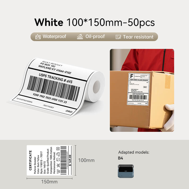 NIIMBOT B4 Inkless Thermal Label Maker for Shipping Label, Idea for bussiness&offices - Image 10