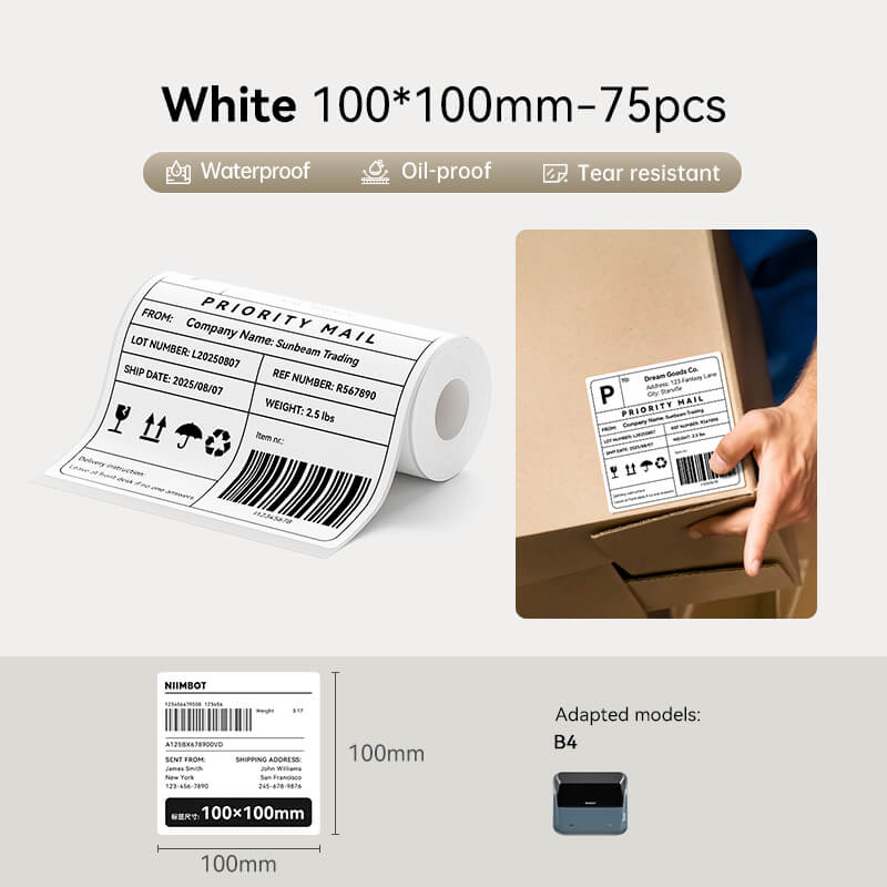NIIMBOT B4 Inkless Thermal Label Maker for Shipping Label, Idea for bussiness&offices - Image 11