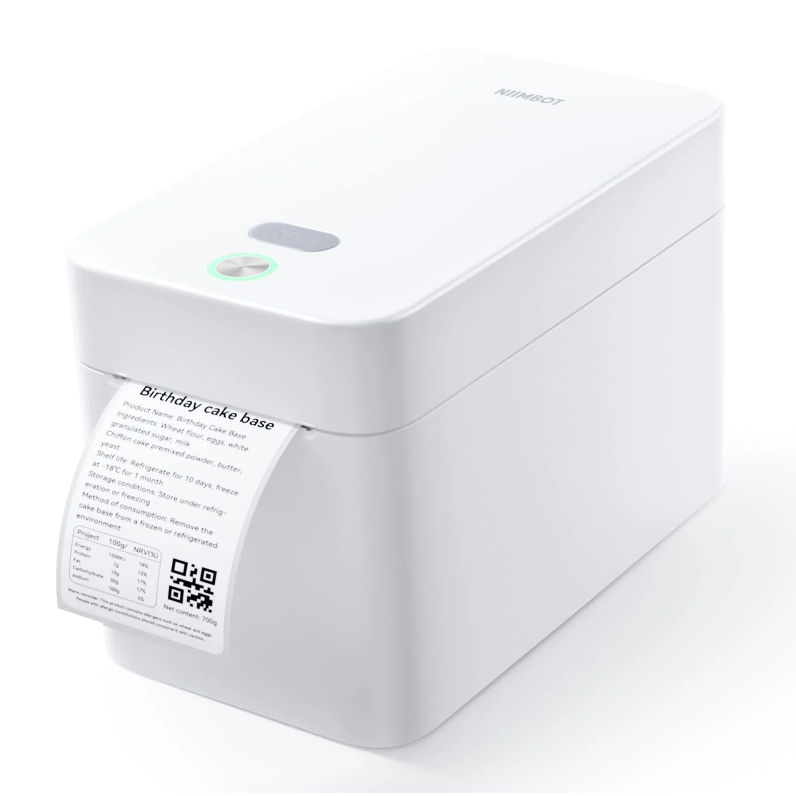 NIIMBOT K2 Desktop Thermal Label Printers 2 Inches Inkless Label Machine for iOS, Android, Laptop, Wireless Printer for Small Business