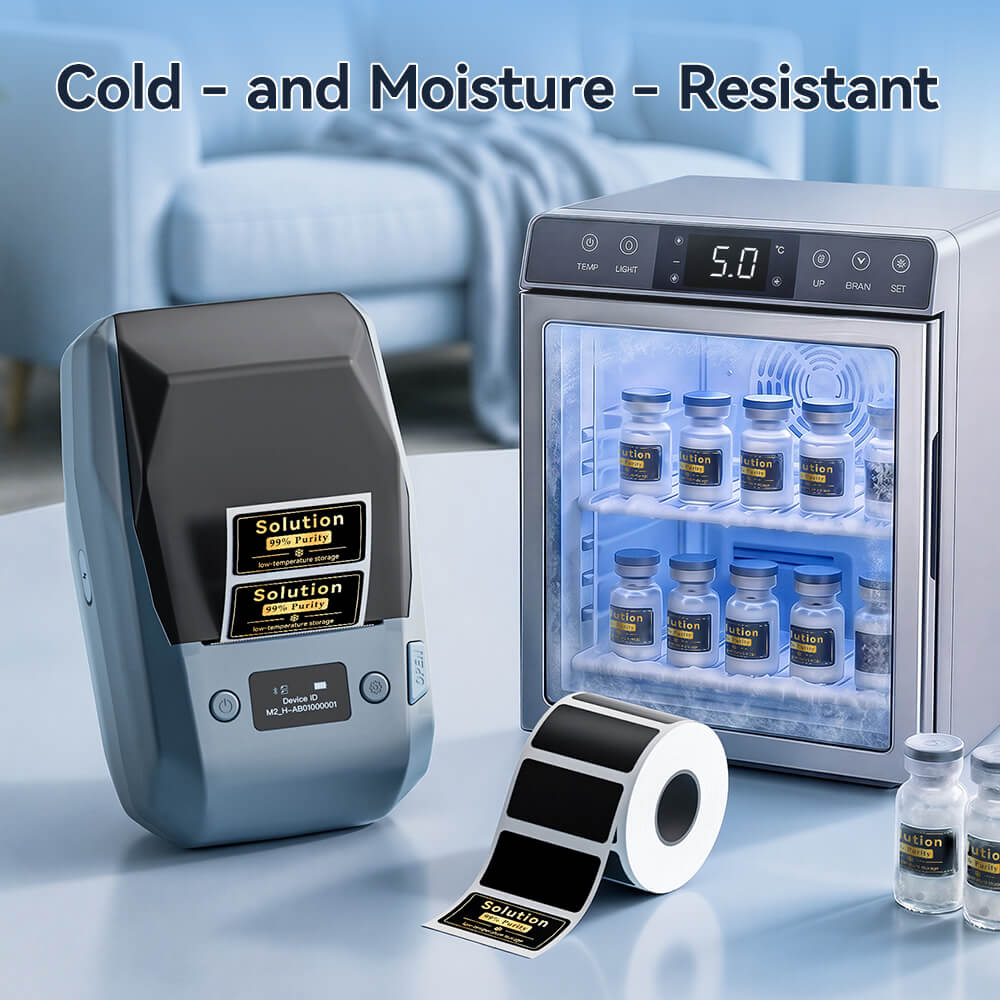 NIIMBOT M2 Black & Gold Label Printer Set: Supports Smart Color Printing Ideal for Various Vial Bottles and Vial Applications - Image 7