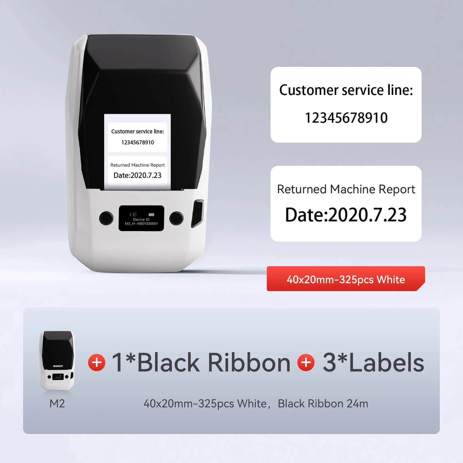 NIIMBOT M2 Thermal Transfer Label Maker, Smart Color Printing with Phones & PC for Office, Lab, Vial Bottle - Image 31