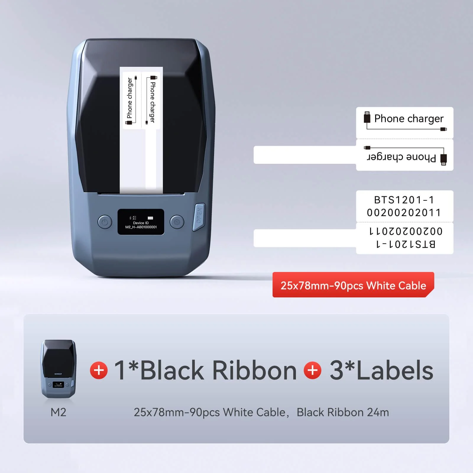 NIIMBOT M2 Vial Label Printer, Smart Color Printing with Phones & PC for Various Home Vial Bottles - Image 19