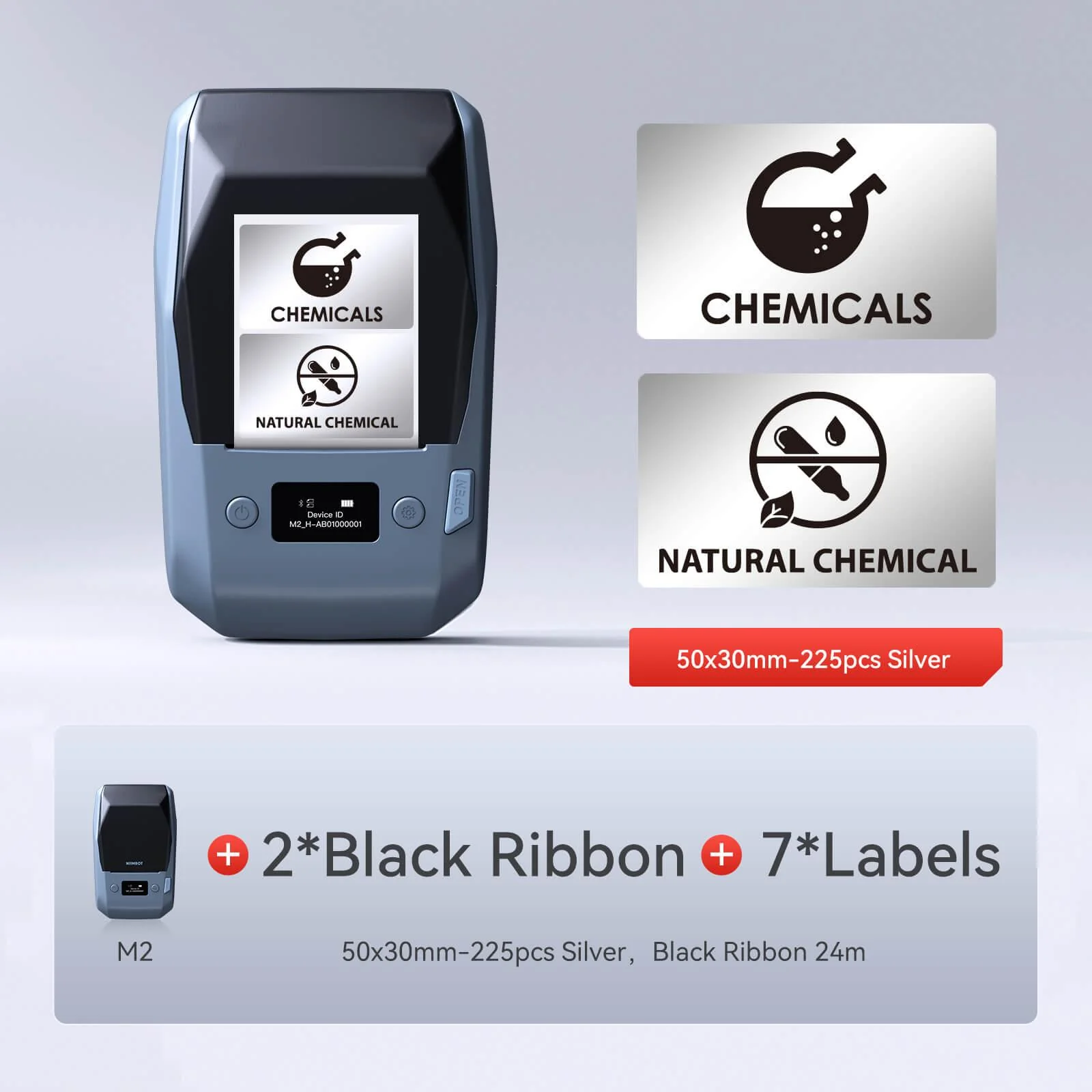 NIIMBOT M2 Vial Label Printer, Smart Color Printing with Phones & PC for Various Home Vial Bottles - Image 27