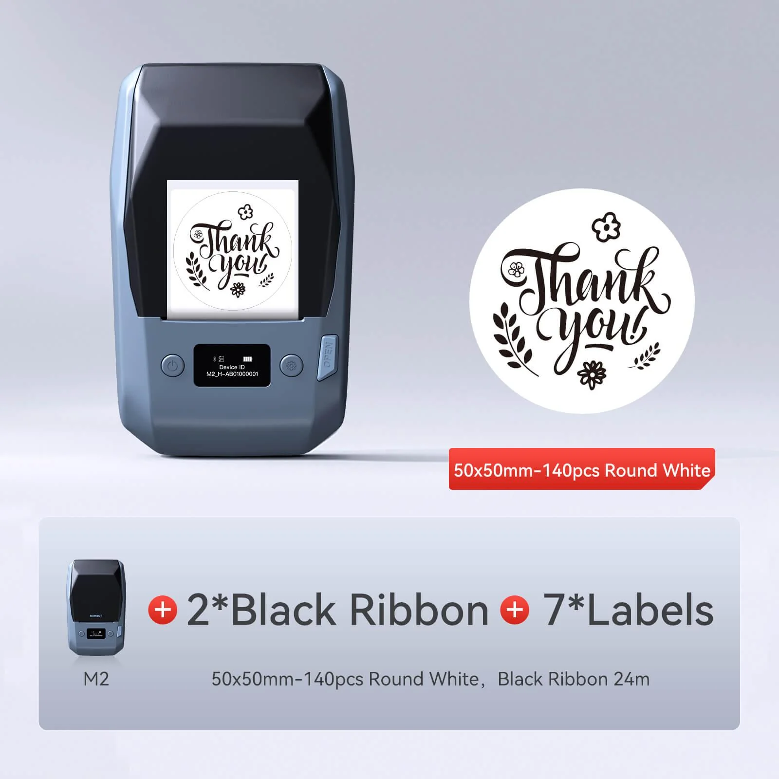 NIIMBOT M2 Vial Label Printer, Smart Color Printing with Phones & PC for Various Home Vial Bottles - Image 30