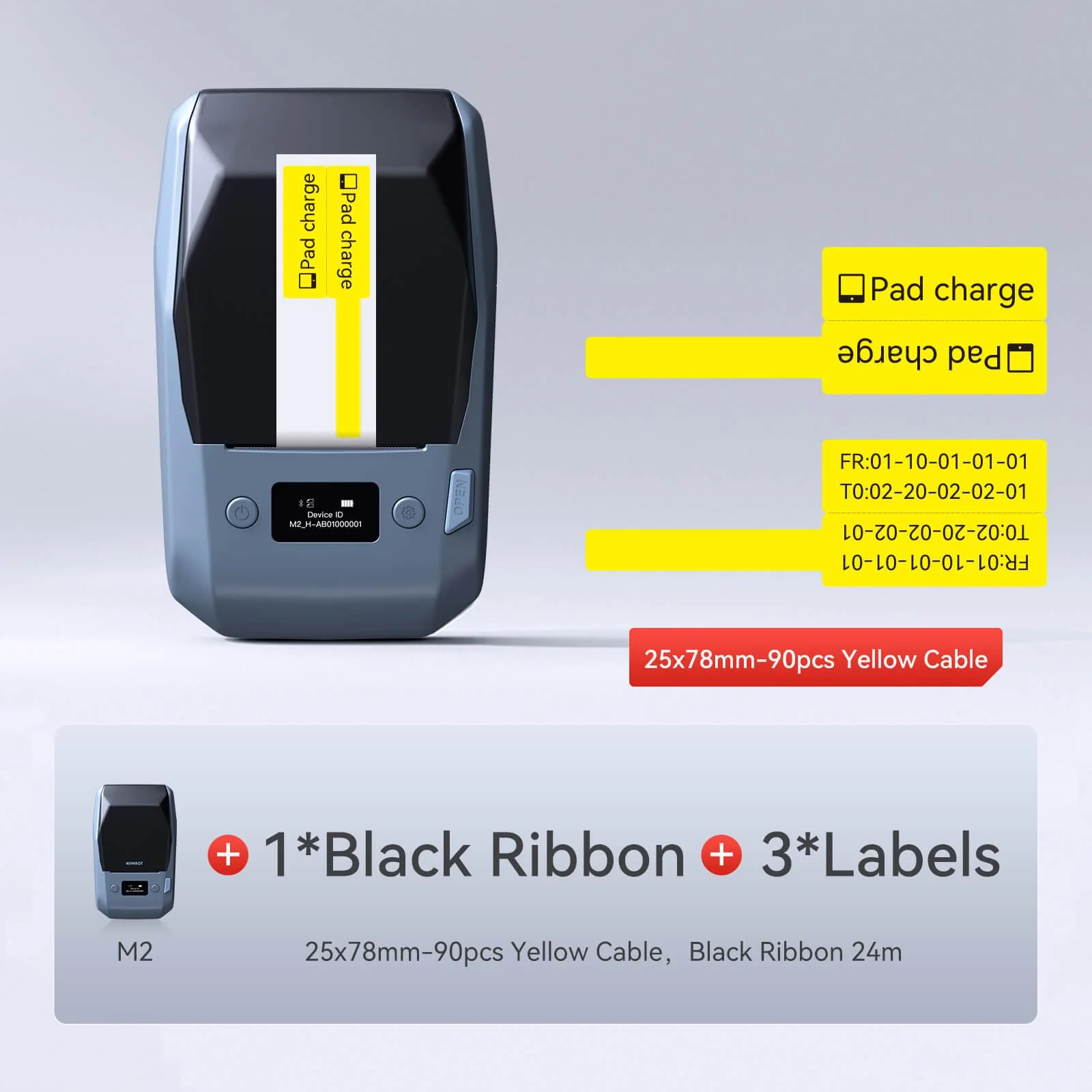 NIIMBOT M2 Vial Label Printer, Smart Color Printing with Phones & PC for Various Home Vial Bottles - Image 31