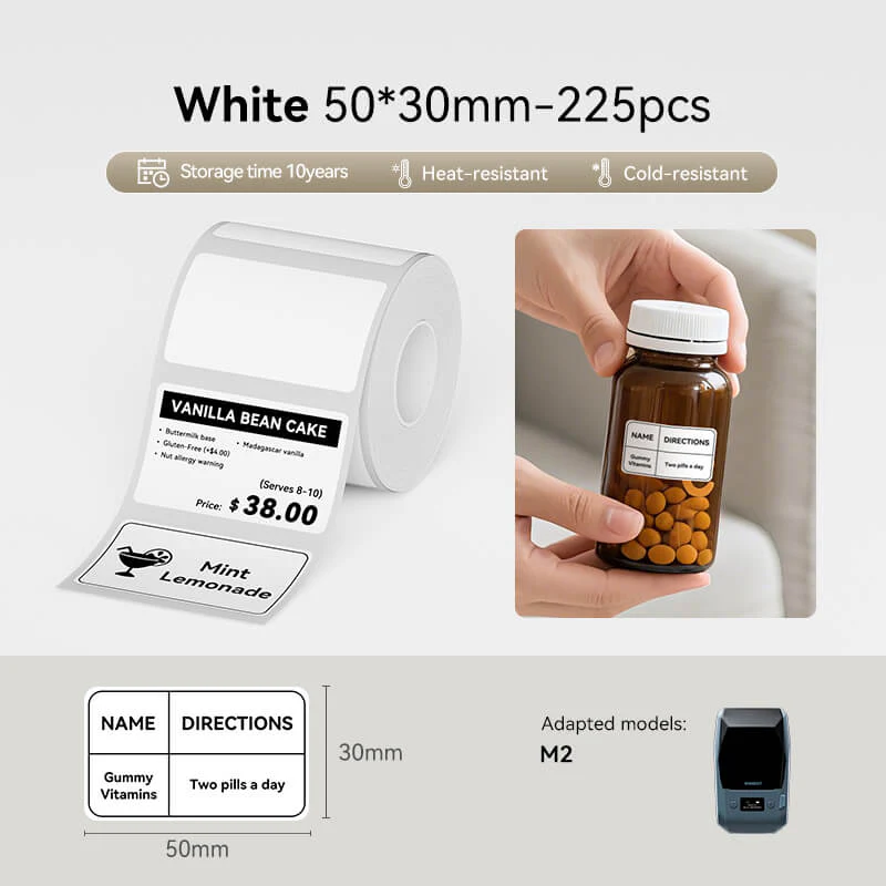 NIIMBOT M3 Inkless Label Maker, Bluetooth Color Thermal Transfer Printer for Shipping - Image 25