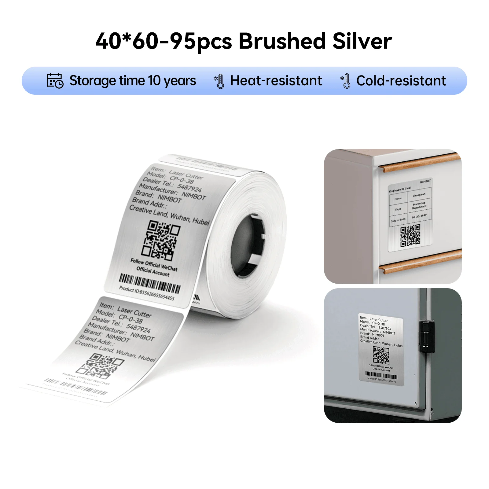 NIIMBOT M3 Inkless Label Maker, Bluetooth Color Thermal Transfer Printer for Shipping - Image 28