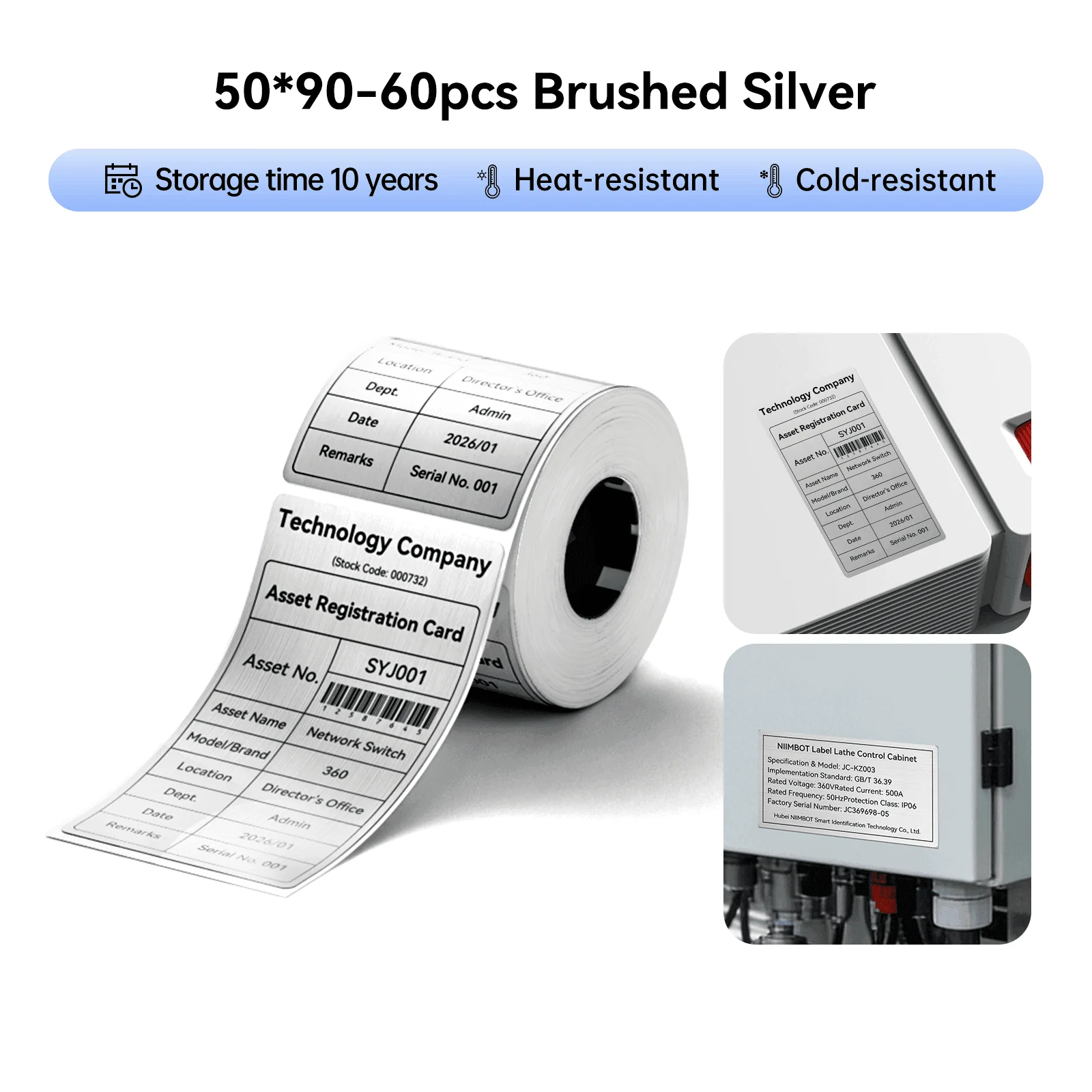 NIIMBOT M3 Inkless Label Maker, Bluetooth Color Thermal Transfer Printer for Shipping - Image 32